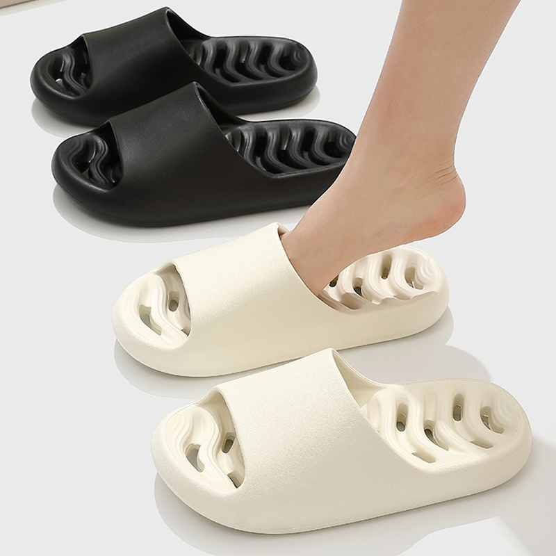 Women Shoes Size To Men - รองเท้าแตะแบบสวมสำหรับผู้หญิงและผู้ชาย รุ่น Cloud Slipper แบบโปร่ง ระบายอากาศ