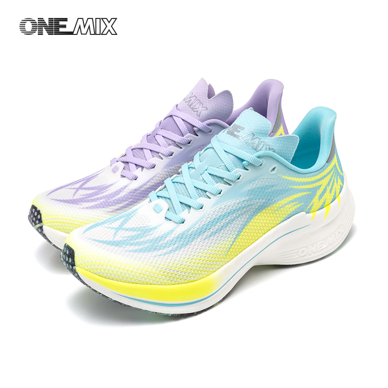 Women Shoes Zoom - ONEMIX 2026 ซัมเมอร์ เมช คาร์บอนเพลทรองเท้าวิ่งผู้ชายผู้หญิงเบาะรองรับแรงกระแทกแบบเบาไม่ลื่นรองเท้าผ้าใบสำหรับแข่งมาราธอน