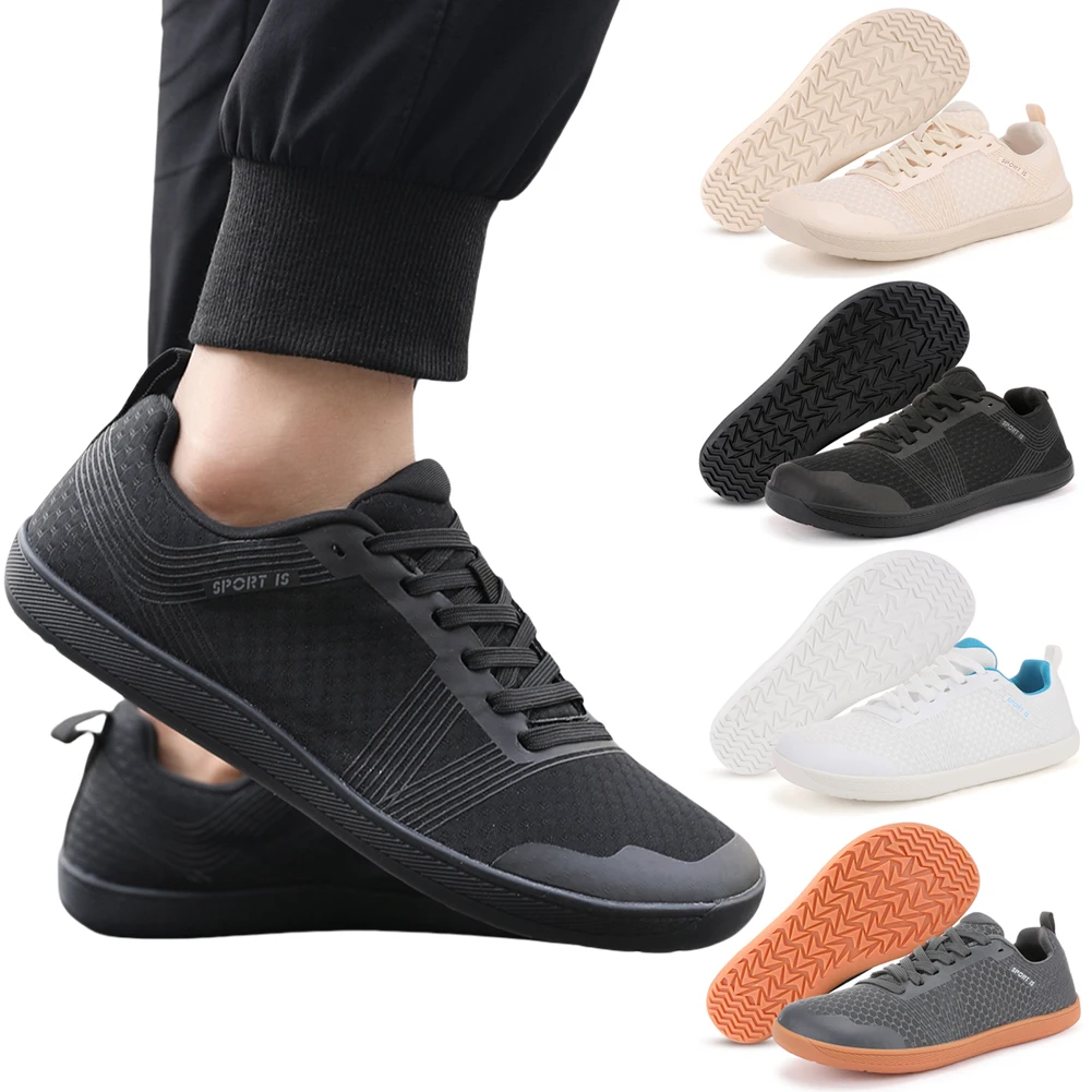 Women Shoes Qc - Minimalist Barefoot รองเท้า Cross Trainer รองเท้าลื่นกว้าง