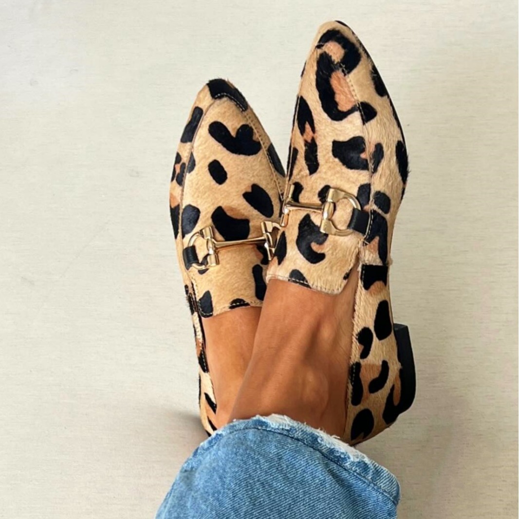 Women'S Shoes Large - รองเท้าผู้หญิงลายเสือดาว ไซส์ใหญ่ 40-43 สินค้าใหม่ ฤดูใบไม้ผลิ 2026