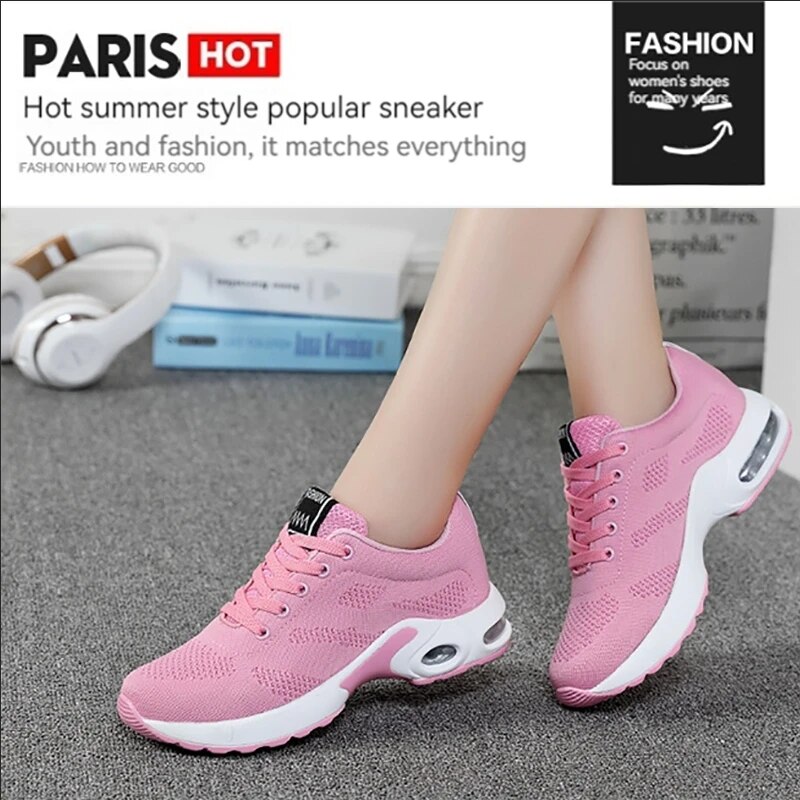 Women Shoes Zoom - รองเท้ากีฬาแบบ Flying Woven สำหรับวิ่งวิ่งและวิ่งสินค้าขายส่งจากต่างประเทศการกระจายสินค้าข้ามพรมแดนระหว่างฤดูใบไม้ผลิและฤดูร้อน