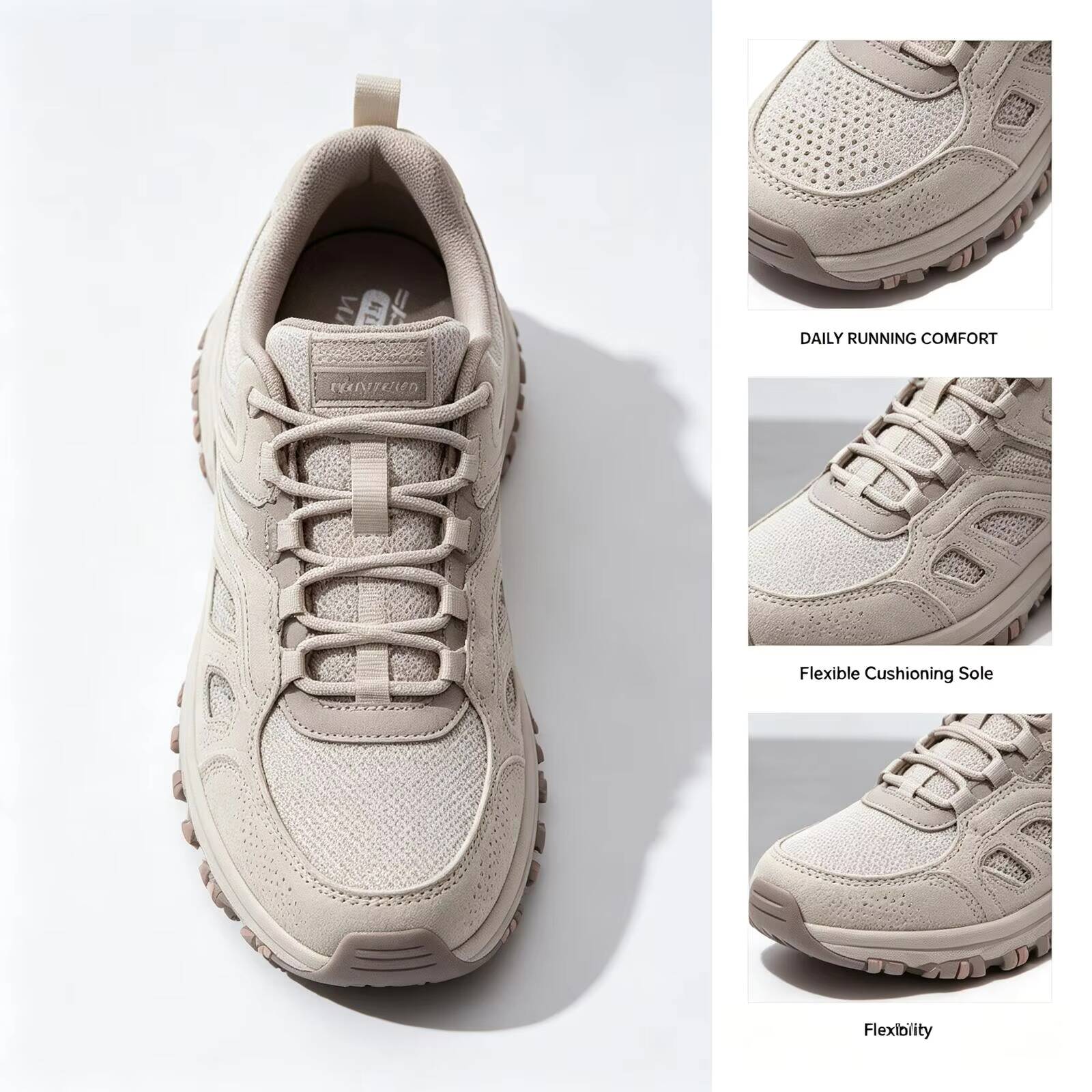 Women Shoes Zoom - SKECHERS รองเท้าวิ่งผู้หญิงรุ่นใหม่ พื้นรองเท้าระบายอากาศได้ดี พื้นกันลื่น รองเท้าผ้าใบสำหรับเดิน น้ำหนักเบา