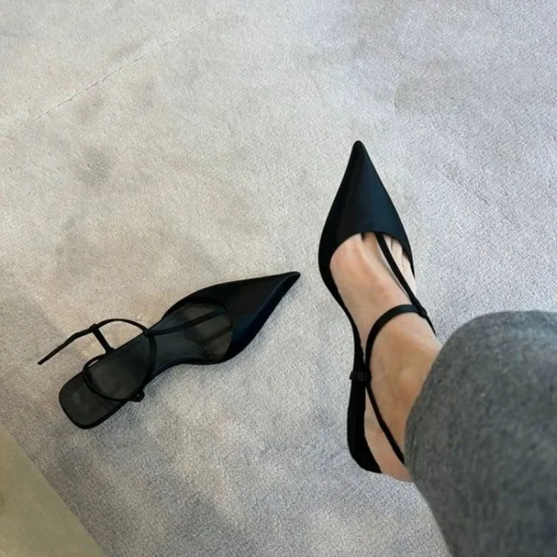 Women'S Shoes Large - รองเท้าสำหรับผู้หญิง รองเท้าส้นเตี้ยแบบปลายแหลม รองเท้าแตะผู้หญิง สวมใส่สบาย ส้นเตี้ย ทันสมัย