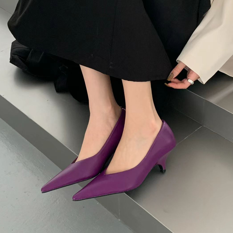รองเท้าส้นเตี้ยแบบสวม SUOJIALU - Women'S Shoes Large บทวิจารณ์และราคา