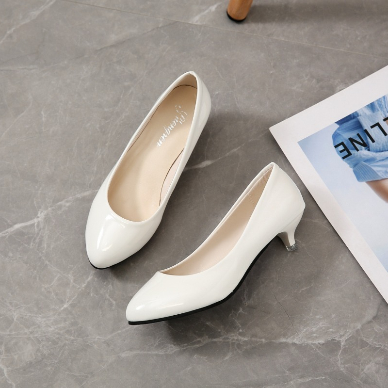รองเท้าส้นกลางสำหรับผู้หญิง ขน - Women'S Shoes Large บทวิจารณ์และราคา