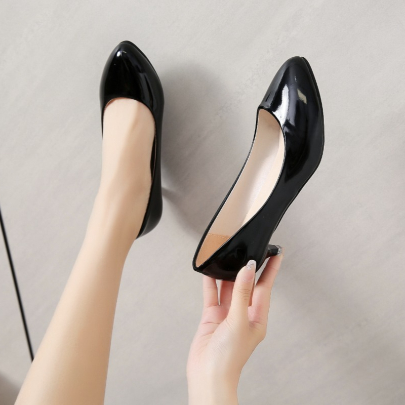 รองเท้าส้นกลางสำหรับผู้หญิง ขน - Women'S Shoes Large บทวิจารณ์และราคา