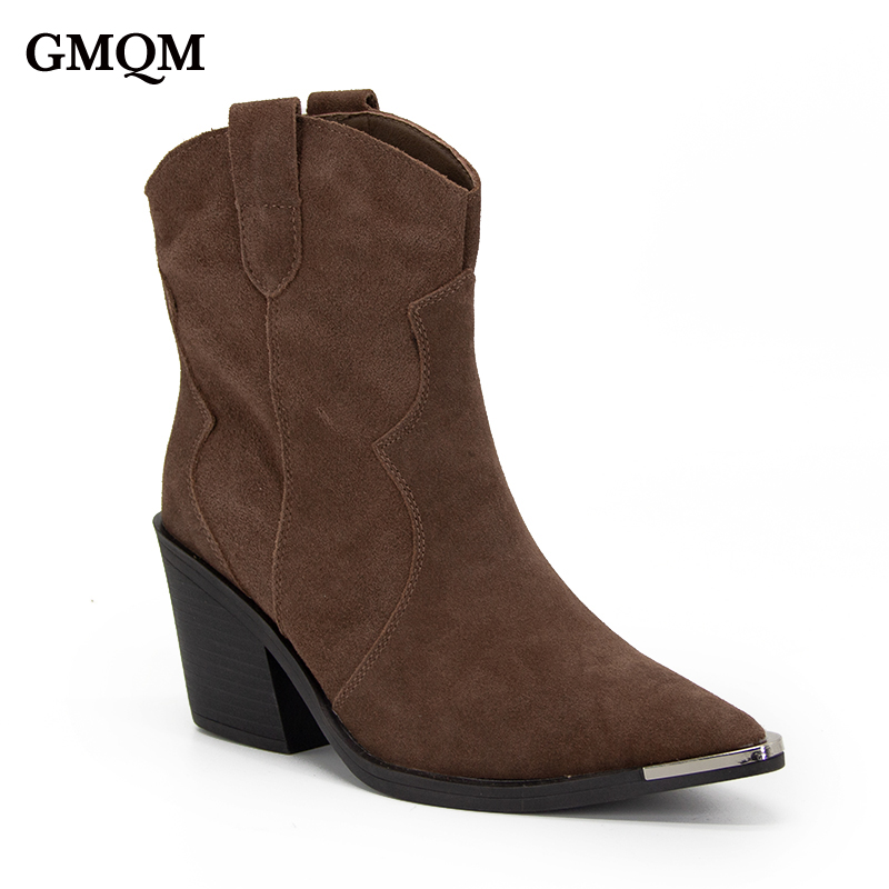 รองเท้าบูทข้อเท้าผู้หญิง GMQM  - Women'S Shoes Wide Width บทวิจารณ์และราคา