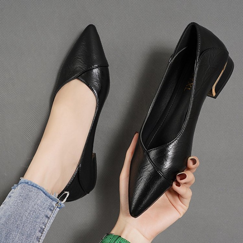 รองเท้าหนังผู้หญิงทรงหัวแหลม ส - Women'S Shoes Large บทวิจารณ์และราคา