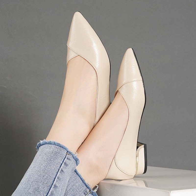 รองเท้าหนังผู้หญิงทรงหัวแหลม ส - Women'S Shoes Large บทวิจารณ์และราคา