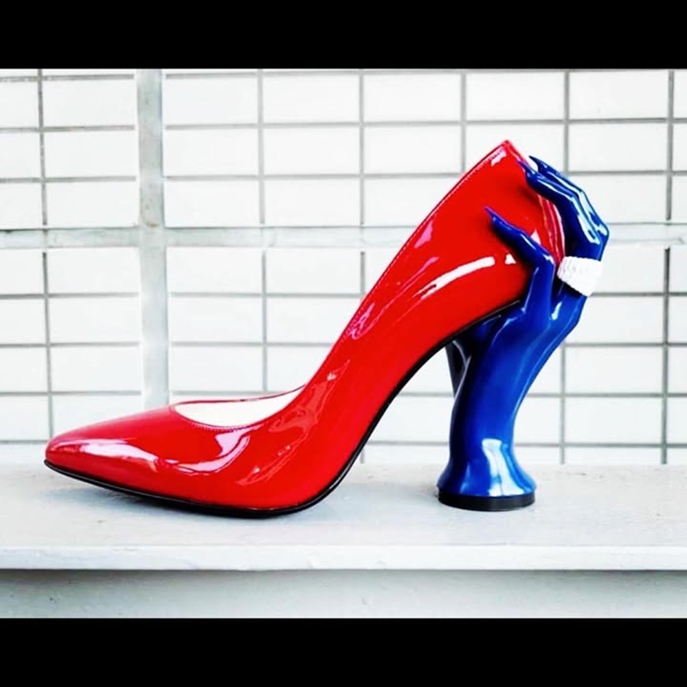 รองเท้าส้นสูงปลายแหลมประดับประ - Women'S Shoes Hands Free บทวิจารณ์และราคา