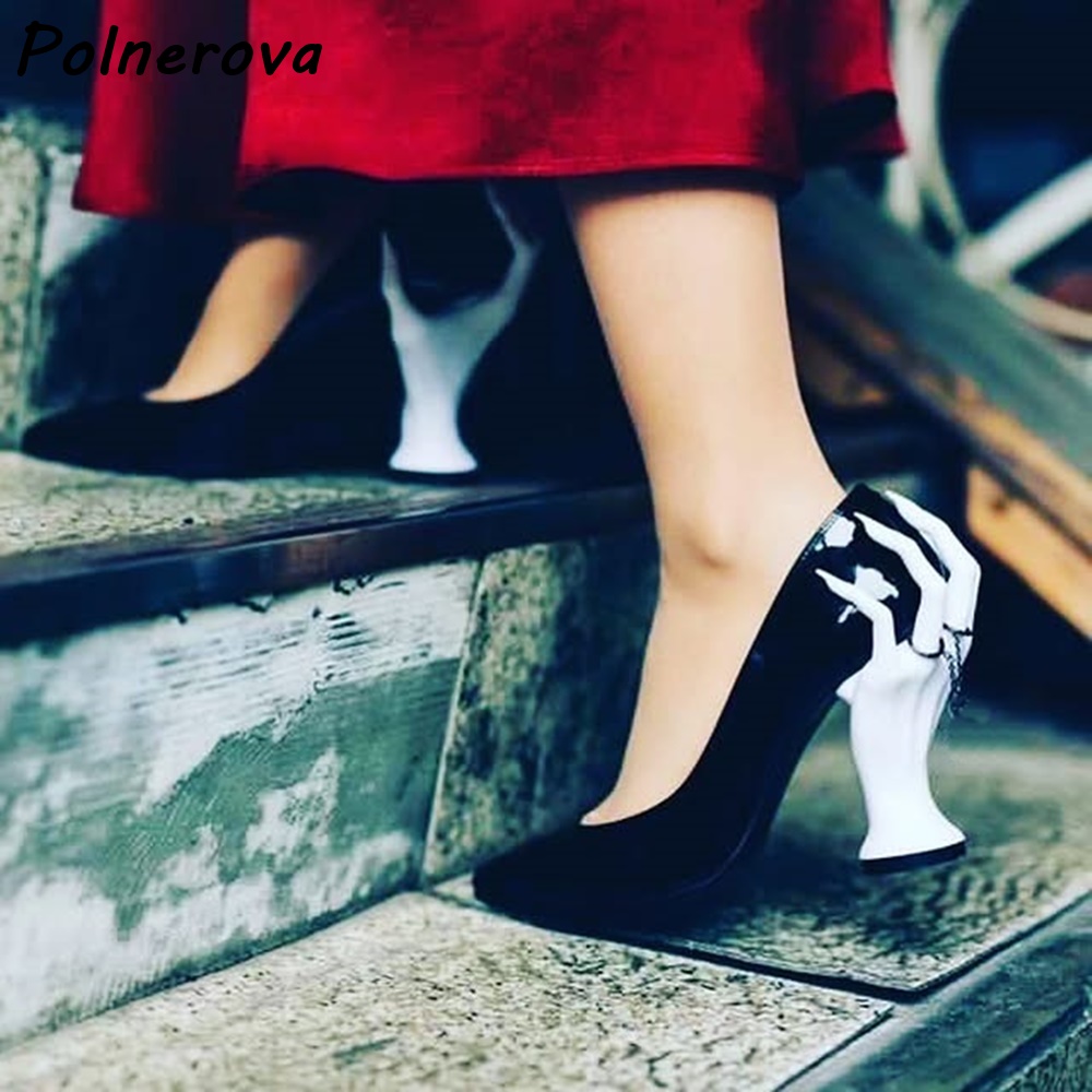 รองเท้าส้นสูงปลายแหลมประดับประ - Women'S Shoes Hands Free บทวิจารณ์และราคา