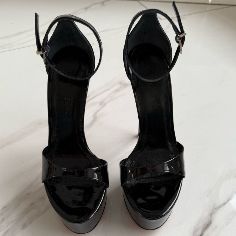 ผู้หญิงฤดูร้อนรองเท้าส้นสูงรอง - Peep Toe Heels บทวิจารณ์และราคา