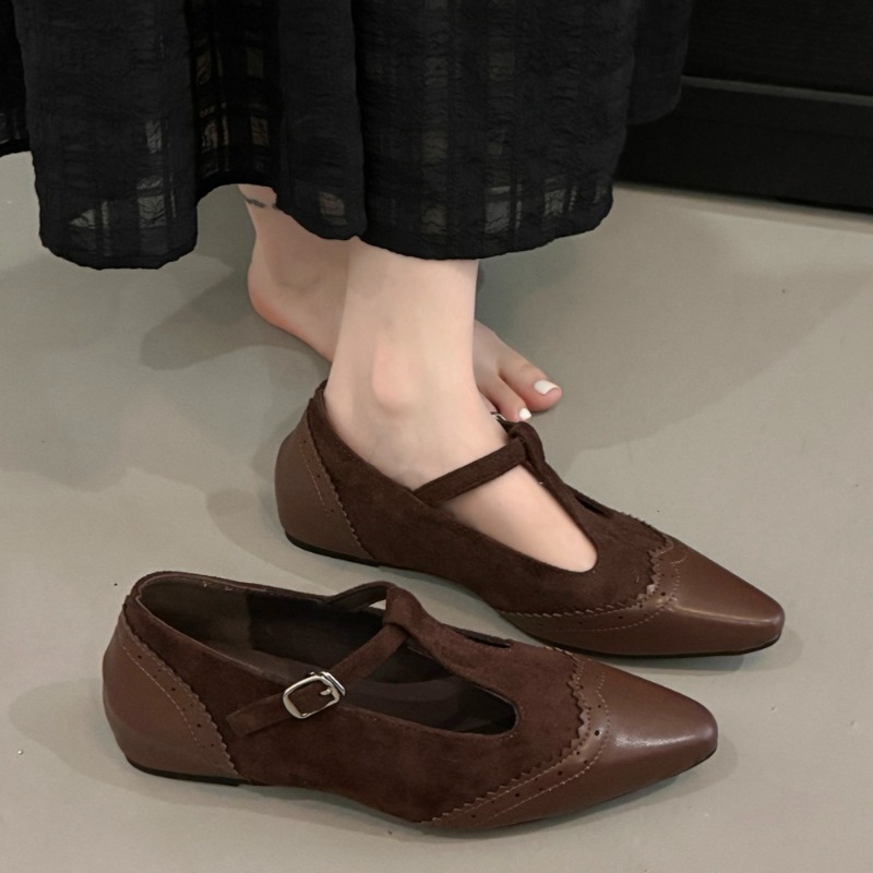 รองเท้าส้นเตี้ยแบบสายรัดข้อเท้ - Women'S Shoes Non Slip บทวิจารณ์และราคา