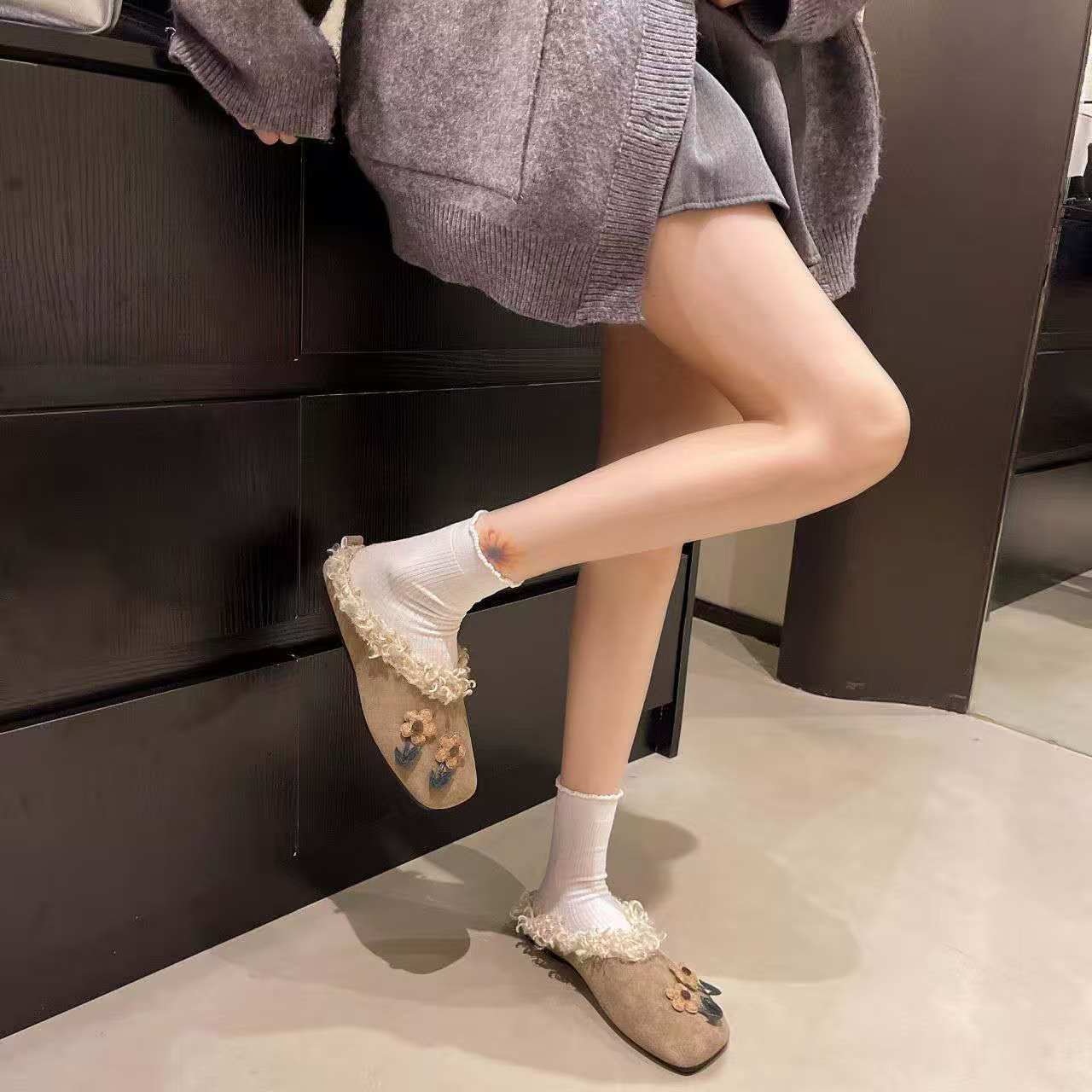 รองเท้าแตะแบบสวมพื้นนุ่ม รุ่นฤ - Women'S Shoes Hands Free บทวิจารณ์และราคา