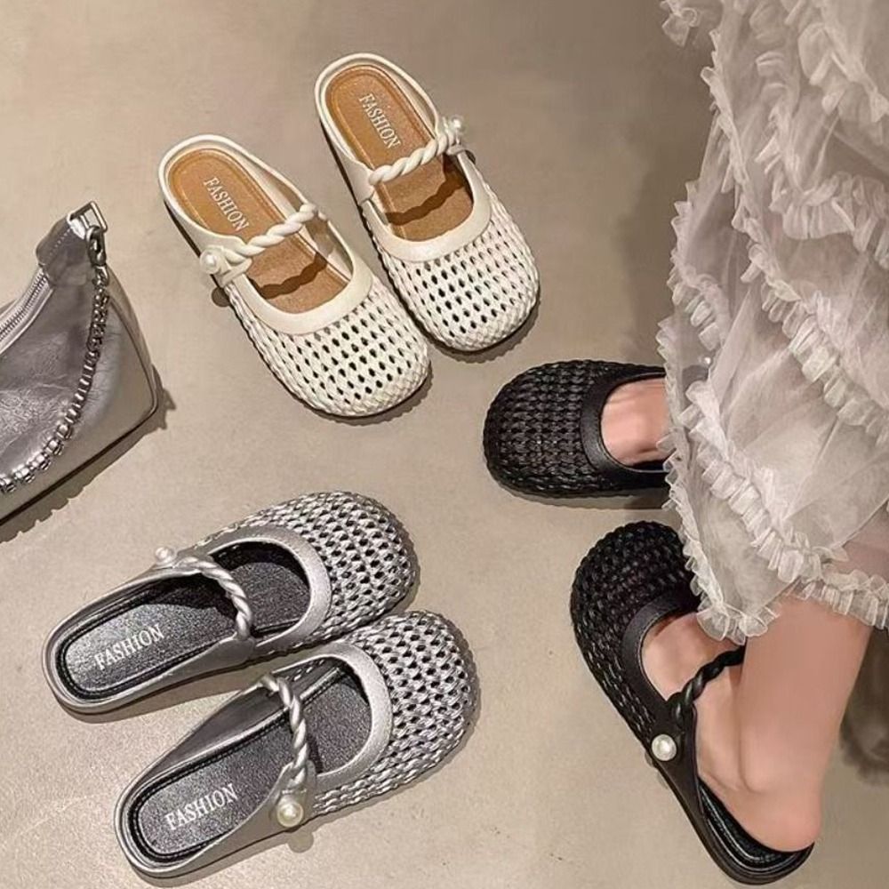 รองเท้าแตะแบบสวมครึ่งเท้า ระบา - Women'S Shoes Hands Free บทวิจารณ์และราคา