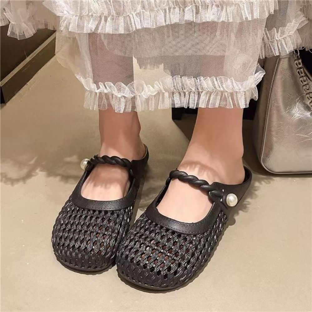 รองเท้าแตะแบบสวมครึ่งเท้า ระบา - Women'S Shoes Hands Free บทวิจารณ์และราคา