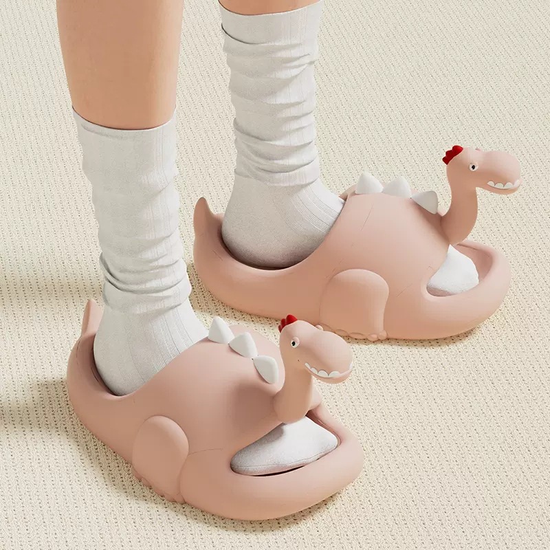 รองเท้าแตะลายไดโนเสาร์สำหรับผู - Women'S Shoes Non Slip บทวิจารณ์และราคา