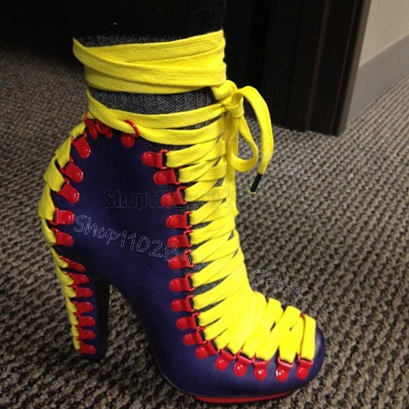 รองเท้าบูทส้นสูงสีน้ำเงินหนังก - Women'S Shoes Navy Blue บทวิจารณ์และราคา
