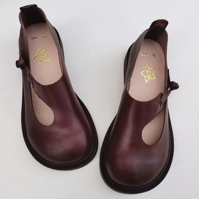 Careaymade-รองเท้าสตรีหนังแท้ร - Women Shoes Heels บทวิจารณ์และราคา