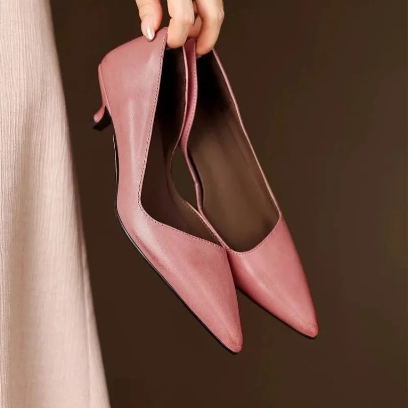 รองเท้าส้นเข็มหัวแหลมแฟชั่นสำห - Women Shoes Heels บทวิจารณ์และราคา