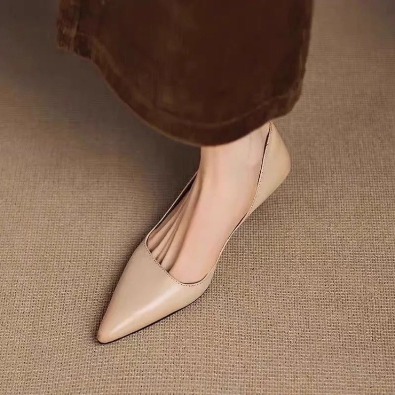 รองเท้าส้นเข็มหัวแหลมแฟชั่นสำห - Women Shoes Heels บทวิจารณ์และราคา