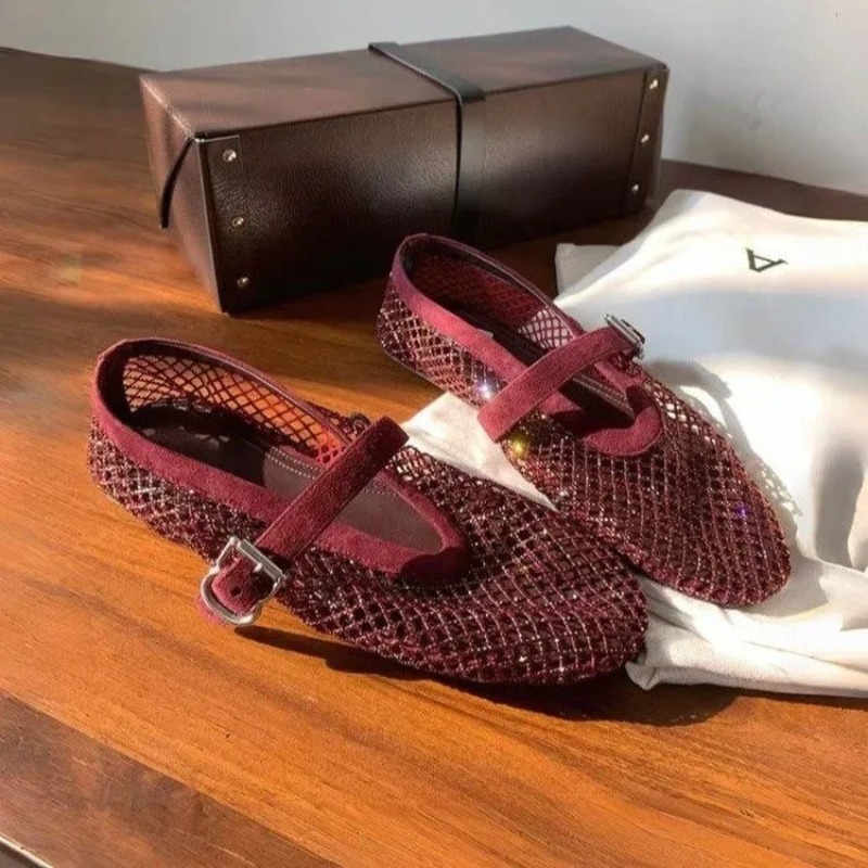 รองเท้าแตะแบบสวมประดับเพชรทรงก - Women'S Shoes Large บทวิจารณ์และราคา
