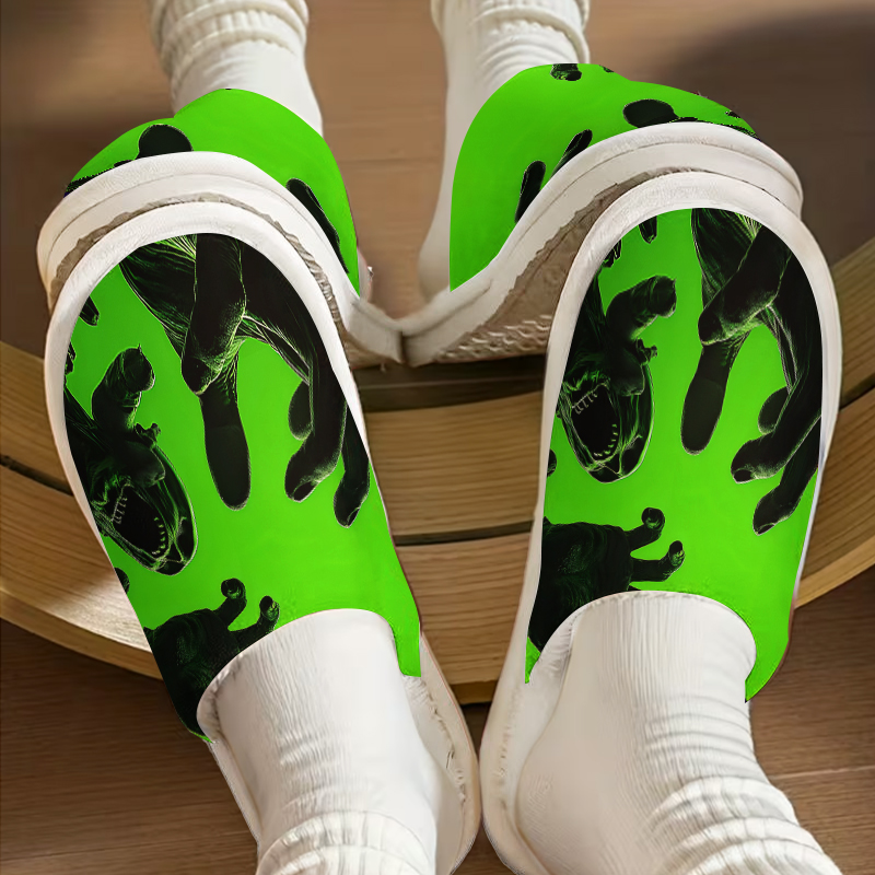 รองเท้าแตะหรูหราลายมือซอมบี้สี - Women'S Shoes Hands Free บทวิจารณ์และราคา