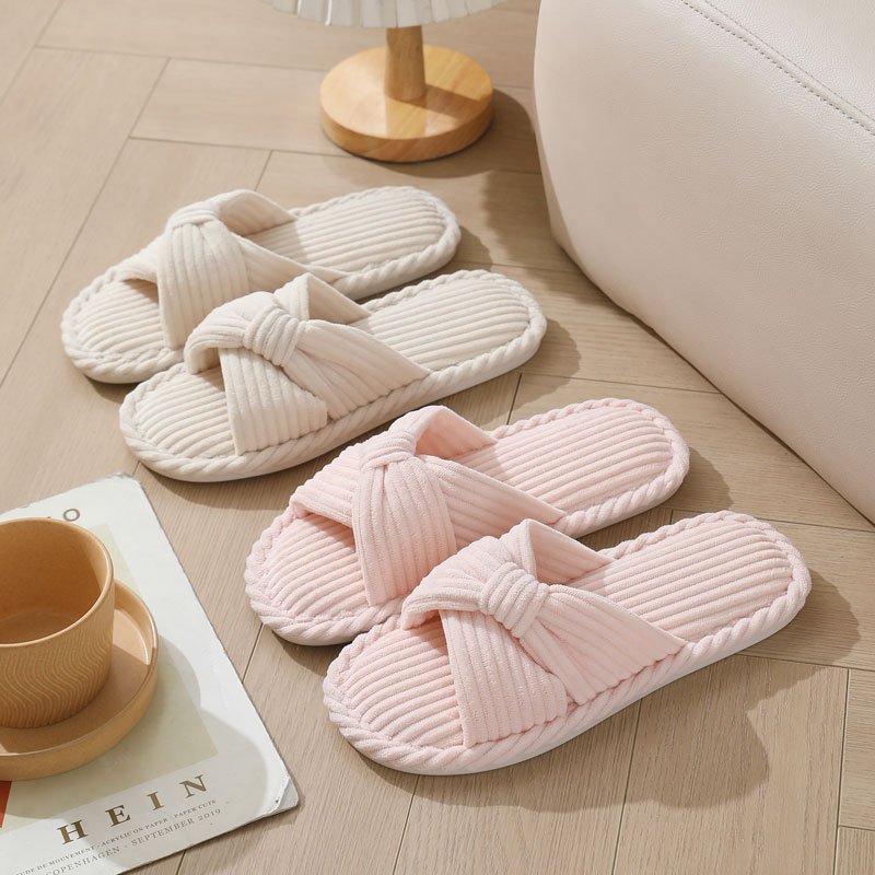 Corduroy สายคล้องคอรองเท้าแตะส - Women'S Shoes Non Slip บทวิจารณ์และราคา