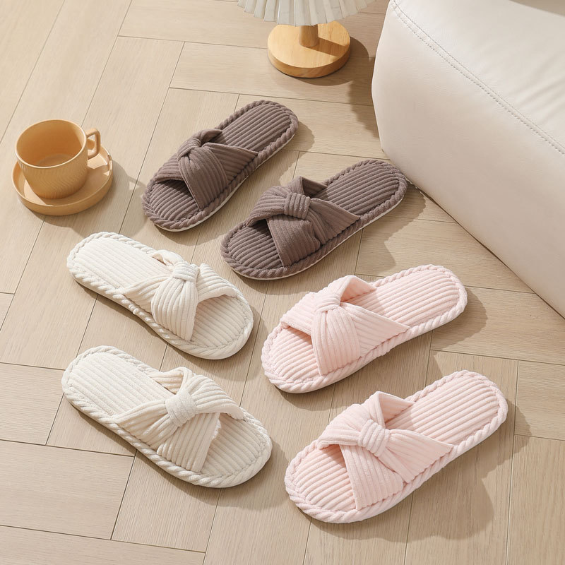 Corduroy สายคล้องคอรองเท้าแตะส - Women'S Shoes Non Slip บทวิจารณ์และราคา
